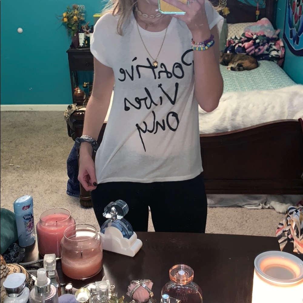 Positive vibes only top